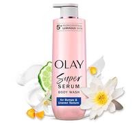 Olay Super Siero Body Wash per pelli ruvide e con imperfezioni, complesso di siero idratante e rinnovante con minerali wxfolianti per pelle luminosa, 591 ml
