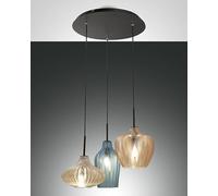 OLBIA Lampadario 3 luci Fabas Luce 3725-47-363