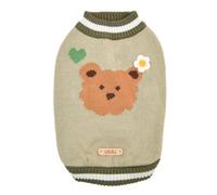 Olchi Cozy Sunday Verde M Maglietta Top per cane Maglioncino invernale