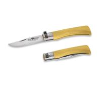 OLD BEAR® ACCIAIO INOX, MANICO LAMINATO COLORE GIALLO L 9307/21_MGK