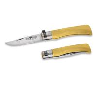 OLD BEAR® ACCIAIO INOX, MANICO LAMINATO GIALLO XL 9307/23_MGK