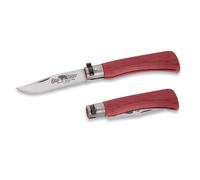 OLD BEAR® ACCIAIO INOX, MANICO LAMINATO ROSSO L 9307/21_MRK