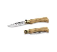 Old Bear Coltello Antonini Knives MOD Manico in OLIVO Misura 19 cm Prodotto Artigianale Ogni Pezzo Un Pezzo Unico Certificato di Garanzia