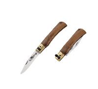 OLD BEAR® S - ACCIAIO INOX, MANICO IN NOCE, LAMA A PUNTA TONDA 9357/17_LN