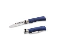 OLD BEAR® YOUNG ACCIAIO INOX, MANICO LAMINATO BLU S 9357/17_MBK
