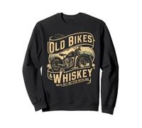 Old Bikes & Whyskey Classic Moto e Whisky Amante Felpa