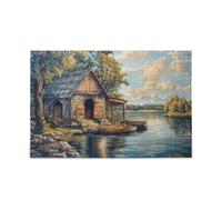 Old Boathouse Puzzle per Adulti Unico Difficile e Sfida 500 Piecing