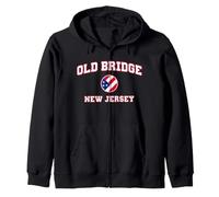 Old Bridge New Jersey (New Jersey) Felpa con Cappuccio