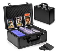Old Canal Valigetta Carte Gradate, Porta-Slab PSA per Carte Valutate, Trading Cards Holder Box, Scatola Portaoggetti per Carte Sportive, Top Loader, One Touch - 3 Riga