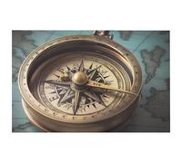 Old Compass Area Tappeti in morbido velluto di cristallo, lavabile, tappeto moderno per comodino, antiscivolo, per camera da letto, cucina, sala da pranzo