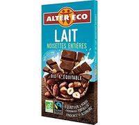 Old Eco - Cioccolato al latte, nocciole intere, 100 g, 4 pezzi