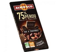 Old Eco - Cioccolato nero 75% Bio 100g - 4 pezzi