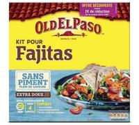 Old El Paso Kit Fajitas senza peperoncino, Scoperta - Confezione da 478 g