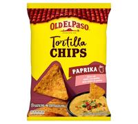 Old El Paso Tortilla Chips Paprika, 185g