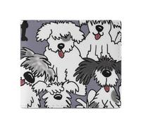 Old English Sheepdogs Un piccolo e portatile portamonete adatto per conser