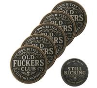 Old F*ckers Club - Moneta per Socio a Vita, Moneta Sfida "Still Kicking", Gettone Decisione in Metallo Anticato a Doppia Faccia, Divertente Oggetto da Collezione, Nessuna Regola, Nessun Filtro (5)