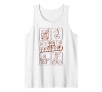 Old Fashioned Cocktail Carino Retro Bourbon Whisky Canotta