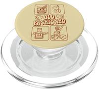Old Fashioned Cocktail Carino Retro Bourbon Whisky PopSockets PopGrip per MagSafe