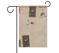 Old Fashioned Mail Summer Garden Flag Double Face 30,5 x 45,7 cm Bandiere da cortile Primavera Sunshine Bandiere da giardino Stagionale Benvenuto all'aperto Bandiera Decorazione