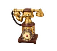 Old Fashioneds Rotarys Quadranti Modello Telefono Resine Pezzo D'arte Home Theater Puntelli Vintage Decorazione Ufficio Accento Resine Vecchio Fashioneds Decorazione Telefono