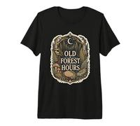 Old Forest Hours Bosco felci Funghi Maglietta Premium