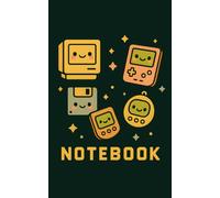 Old Games Old Tech Themed Style Notebook 5x8” College Ruled Lined Fun and Playful for School, Notes, or Creative Ideas: A Nostalgia College-Ruled ... Writers, Artists, and Stationery Lovers