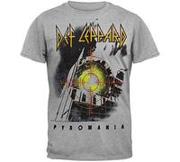 Old Glory T-shirt Uomo Def Leppard Target Pyromania Medium Grigio