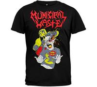 Old Glory Municipal Waste - Uomo Smoke Beer T-Shirt Black