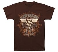 Old Glory - Van Halen - Uomo Rock N Roll T-Shirt X-Large Brown