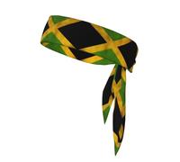 Old Jamaican Flag Tie Headband for Women & Men - Stylish Sports Head Tie, Suitable for Various Sports Activities