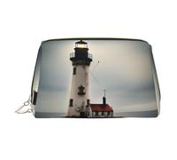 Old Lighthouse-Standard-Scale-2_00x - Beauty case portatile, compatta, con scomparti interni organizzati per uso quotidiano, Oro, One Size