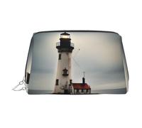 Old Lighthouse-Standard-Scale-2_00x - Beauty case portatile, compatta, con scomparti interni organizzati per uso quotidiano, Argento, One Size