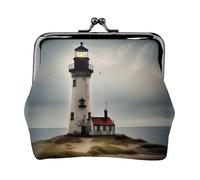 Old Lighthouse-Standard-Scale-2_00x Print - Portamonete da donna con chiusura a bacio, mini portafoglio per carte e rossetto, borsa compatta morbida