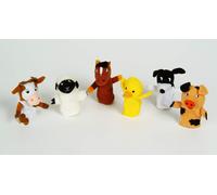 Old Macdonald Animal Finger Puppets ACC NUOVO