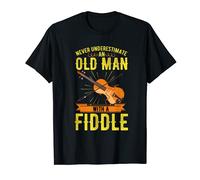 Old Man Fiddle Bluegrass Music Maglietta