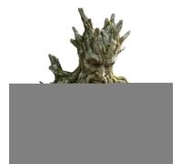 Old Man Tree Face Bird Feeder - Outdoor All Weather Sculpture, Decorative Bird Feeding Station with Tree Spirit Design for Backyard Balcony Patio Terrace Park, Attracting Robins Sparrows Budgies