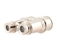 Old Modern Handicrafts Binocolo in ottone con custodia in pelle - con potere di ingrandimento 8x - Un regalo perfetto per appassionati e collezionisti di storia - 3,0 L x 5,5 L x 5,0 A pollici