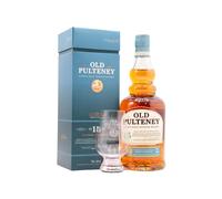 Old Pulteney - Glencairn Glass & Single Malt Scotch 15 year old Whisky 70cl