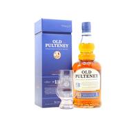 Old Pulteney - Single Malt Scotch 18 year old Whisky (Includes Glencairn Glas...