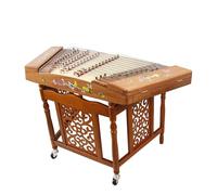 Old Rosewood Dulcimer Intagliato A Conchiglie, Lungo 117 Cm, Tra Cui Un Supporto Alto 69 Cm, Adatto A Principianti/Esami/Bande,C
