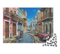 Old San GiovanniPuzzle Premium Da 1000 Pezzi in Cartone Qualità Premium Caraibi Coloniale Antistress Per Adulti, Intrattenimento Familiare, Relax Mentale Attività Indoor 52x38cm/1000pcs