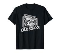 Old School Boombox anni '80 Rap Maglietta