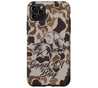 Old School Camo Good Ol' Boy, cacciatori di anatre con cane Custodia per iPhone 11 Pro Max