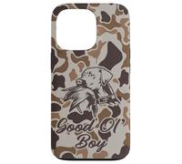 Old School Camo Good Ol' Boy, cacciatori di anatre con cane Custodia per iPhone 13 Pro