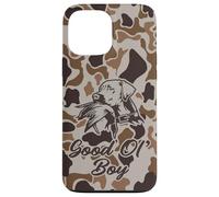 Old School Camo Good Ol' Boy, cacciatori di anatre con cane Custodia per iPhone 13 Pro Max