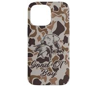 Old School Camo Good Ol' Boy, cacciatori di anatre con cane Custodia per iPhone 14 Pro Max
