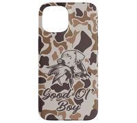Old School Camo Good Ol' Boy, cacciatori di anatre con cane Custodia per iPhone 15