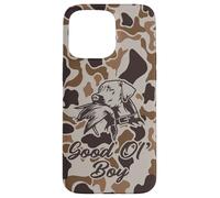 Old School Camo Good Ol' Boy, cacciatori di anatre con cane Custodia per iPhone 15 Pro Max