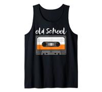 Old School Music Record Cassette T-Shirt Women's Novelty Canotta