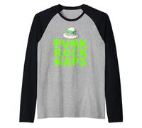 Old School Punk Rock Rapper Popster Regalo per Uomini Donne Bambini Maglia con Maniche Raglan